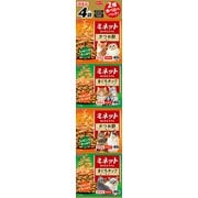 ミネット 4連パック 食べ比べ まぐろチップ＆かつお節添え [猫用 ドライフード 160g 総合栄養食]