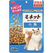 ミネット 小魚添え [猫用 ドライフード 220g 総合栄養食]