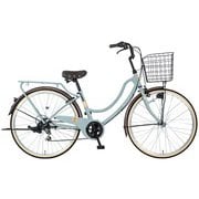 シティサイクル RYフロートミックス 266-D 26インチ 外装6段 ライトブルー MK-22-009