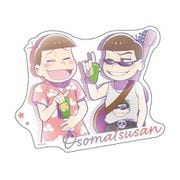 おそ松さん 描き下ろし ステッカー 夏 Ver. おそ松＆カラ松 [キャラクターグッズ]