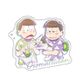 おそ松さん 描き下ろし ステッカー 夏 Ver. チョロ松＆一松 [キャラクターグッズ]