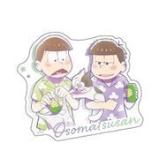 おそ松さん 描き下ろし ステッカー 夏 Ver. チョロ松＆一松 [キャラクターグッズ]