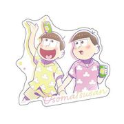 おそ松さん 描き下ろし ステッカー 夏 Ver. 十四松＆トド松 [キャラクターグッズ]