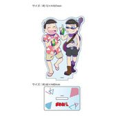 おそ松さん 描き下ろし BIGアクリルスタンド 夏 Ver. おそ松＆カラ松 [キャラクターグッズ]