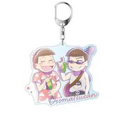 おそ松さん 描き下ろし アクリルキーホルダー 夏 Ver. おそ松＆カラ松 [キャラクターグッズ]