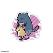 お文具さん アクリルクリップ 猫さん＆子猫さん [キャラクターグッズ]