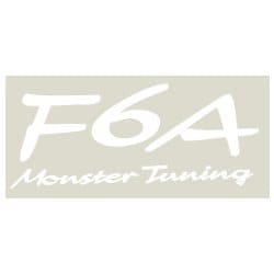 896125-0000M [F6A MonsterTuningステッカー 大/白]
