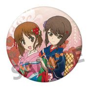 ガールズ＆パンツァー 最終章 76mm缶バッジ 大洗美人姉妹図 [キャラクターグッズ]