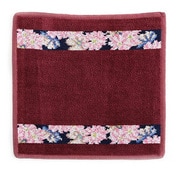 ハンドタオル 並行輸入品 Cosmos Blue 114 Wine Red Face Cloth FEILER