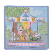 ハンドタオル 並行輸入品 Funfair 202 Hellblau Face Cloth FEILER