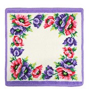 ハンドタオル 並行輸入品 Mohn Weiss 052 Violet Face Cloth FEILER
