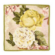 ハンドタオル 並行輸入品 Secret Garden 183 Olive Green Face Cloth FEILER