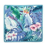 ハンドタオル 並行輸入品 Tropical Bird 231 Sea Green Face Cloth FEILER
