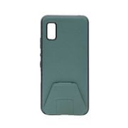 7006AQW2HB [AQUOS wish2/AQUOS wish用ケース カバー ハイブリッド 落下防止 マグネット式 薄型スタンド モスグリーン]