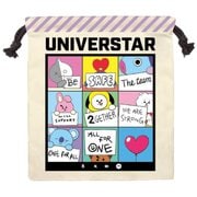 BT21 巾着 キナリ [キャラクターグッズ]