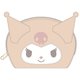 サンリオキャラクターズ クロミ くすみカラーシリーズ オーバルポーチ ベージュ [キャラクターグッズ]