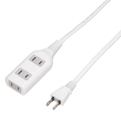 テーブルタップ 3個口 1m ホワイト HSL301WH