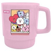 BT21 スタッキングマグ ピンク [キャラクターグッズ]