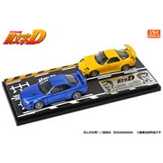 MD64208 1/64  頭文字D ミニチュアカーシリーズ 高橋啓介 RX-7 FD3S＆星野好造 スカイライン GT-R BNR34 [ダイキャストミニカー]