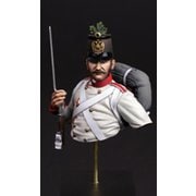 V16013 1/16 オーストリア歩兵（ハンガリー連隊） 1850年代 胸像 [組立式プラスチックモデル]