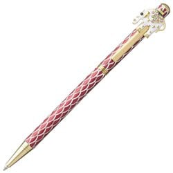 キラキラボールペン ゾウ レッド 65637