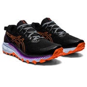 ゲルトラブーコ 10 GEL-Trabuco 10 1012B173 001 Black/Nova Orange 23.5cm [トレイルランニングシューズ レディース]
