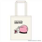 星のカービィ カービィのコミック・パニック ほおばりヘンケイ トートバッグ みずふうせん [キャラクターグッズ]