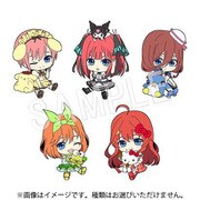 五等分の花嫁∬×サンリオキャラクターズ ぺたん娘 トレーディングラバーストラップ 1個 [コレクショントイ]
