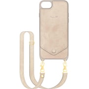 iP22SP-RST01 [iPhone SE（第3世代/第2世代）対応 ショルダーストラップ付き 背面ケース Rosetta. エクリュ]