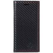 iP22SP-FLC02 [iPhone SE（第3世代/第2世代）対応 手帳型ケース FLAMINGO カーボンブラック/ブラック]