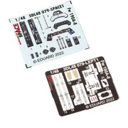 3DL48079 1/48 Fw190A-8 「スペース」内装3Dデカール w/エッチングパーツ セット （エデュアルド用） [プラモデル用パーツ]