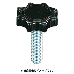 M12×50mm/65mm 雄ねじ菊ノブ（ナイロン） EA948AY-55