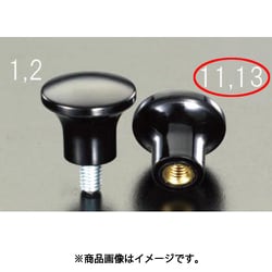 M6/φ25mm 雌ねじノブ（フェノール樹脂） EA948B-13