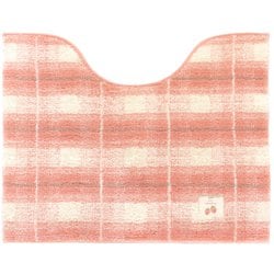フライス トイレマット レギュラータイプ 約55cm×60cm ピンク