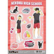 ハイキュー！！ TO THE TOP クリアステッカー 孤爪研磨＆黒尾鉄朗 [キャラクターグッズ]