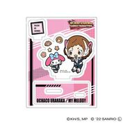 僕のヒーローアカデミア×サンリオキャラクターズ アクリルスタンド B 麗日お茶子 / マイメロディ [キャラクターグッズ]