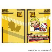 僕のヒーローアカデミア×サンリオキャラクターズ クリアファイル B オールマイト / ハローキティ [キャラクターグッズ]