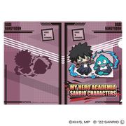 僕のヒーローアカデミア×サンリオキャラクターズ クリアファイル B 荼毘 / ハンギョドン [キャラクターグッズ]