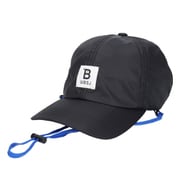 125-152004 [日本野鳥の会 撥水キャップ ブラック/カササギ]