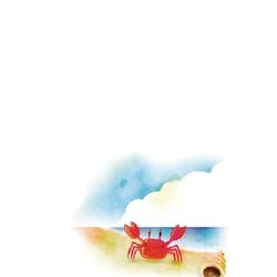 サマーカード 海 HS-7008