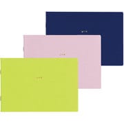 限定 isshoni. デスクノート 15インチ 薄口 5mm方眼 カラー3冊セット R1767