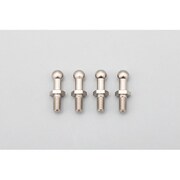 ZC-206LA ステアリングリンケージ用ロッドエンド スチールボール L15.5mm/ネジ部6.0mm [ラジコン用パーツ]