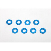 ZC-A3605A φ3×φ6×0.5mm アルミ シム 8個入 [ラジコン用パーツ]