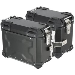 38L 左右セット バイクハードケース HARD WORX パニアケース HXS38 BLACK