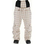 CHECK CARGO PANTS VPMP1032 IV(アイボリー) Sサイズ [スノーボード ウェア パンツ ユニセックス]