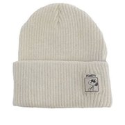 PEANUTS RIB KNIT BEANIE SNMB1019 IV(アイボリー) [ニットキャップ ビーニー]