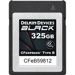 BLACKシリーズ CFexpressカード Type B 325GB DCFXBBLK325