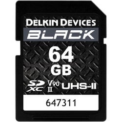 BLACKシリーズ SDXCカード 64GB UHS-II U3 V90 最大読込300MB/s 最大書込250MB/s DSDBV9064