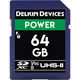 POWERシリーズ SDXCカード 64GB UHS-II U3 V90 最大読込300MB/s 最大書込250MB/s DDSDG200064G