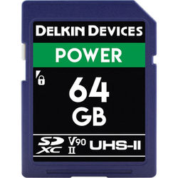 POWERシリーズ SDXCカード 64GB UHS-II U3 V90 最大読込300MB/s 最大書込250MB/s DDSDG200064G